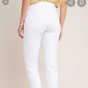 Pilcro - Anthropologie- White Denim